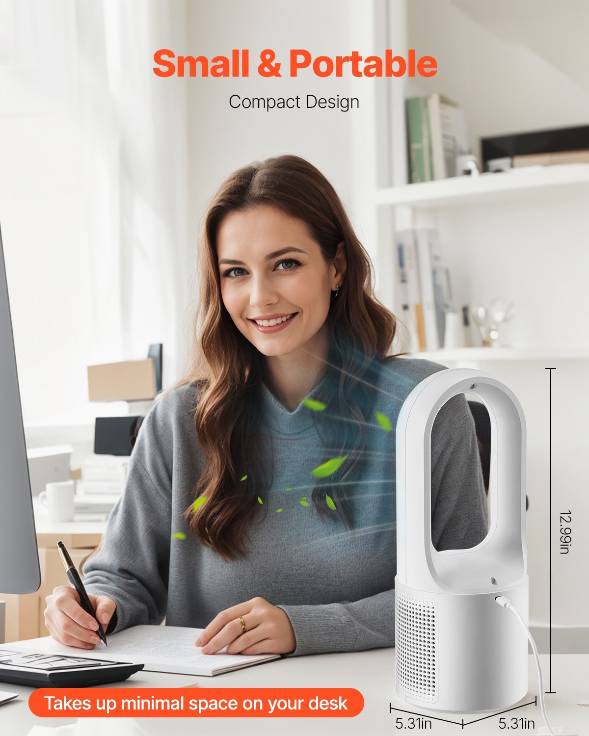 Climairo Cool+ | Portable Bladeless Air Cooler for Home & Office